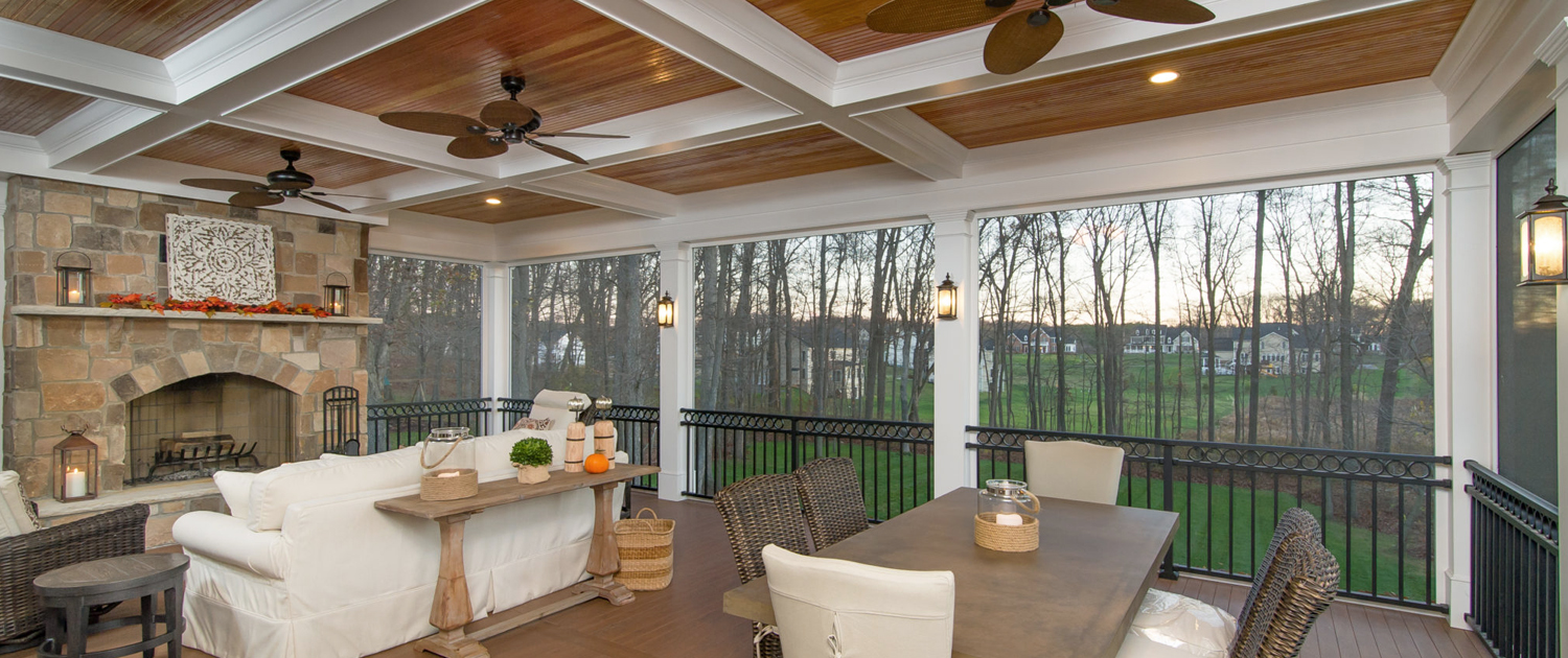 Covered porch in Birmingham AL
