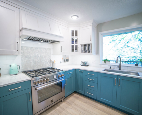 Kitchen remodeling company at work on a Birmingham, Alabama home
